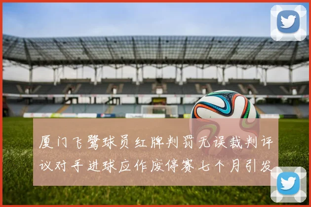 厦门飞鹭球员红牌判罚无误裁判评议对手进球应作废停赛七个月引发热议